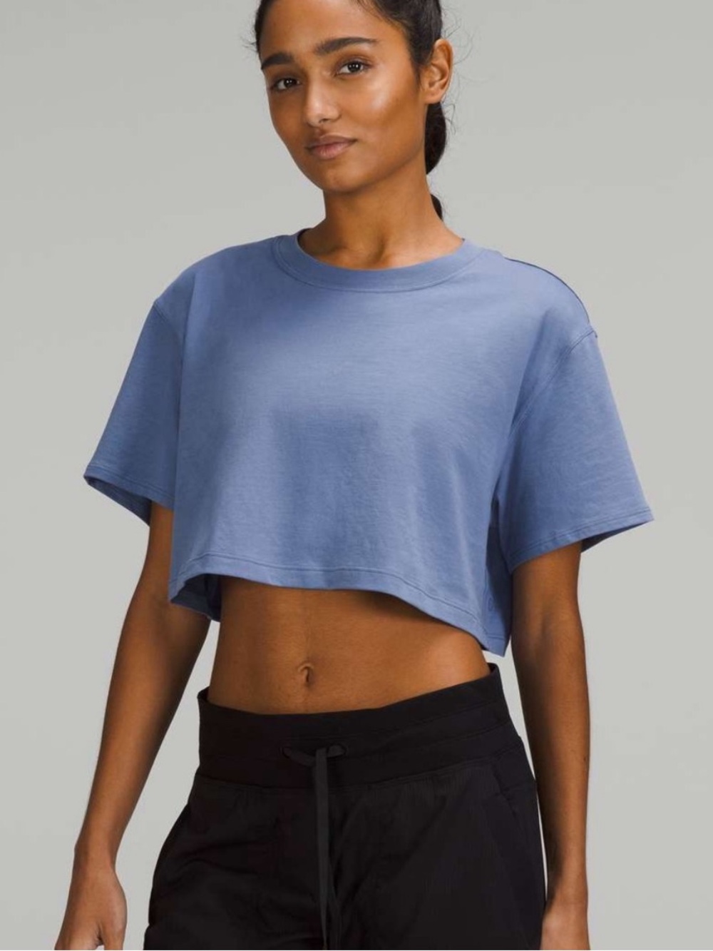 EUC Lululemon All Yours Cropped T-Shirt Size 4